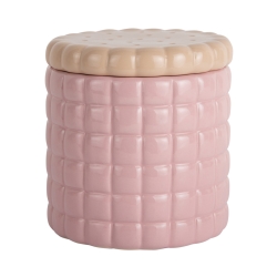 Opbevarings krukke med l�g - lyser�d