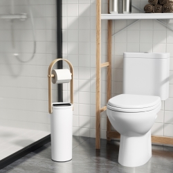 UMBRA Toiletrulleholder med reserve Bellwood - hvid
