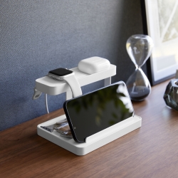 YAMAZAKI Smartphone & Device Charging Stand - hvid