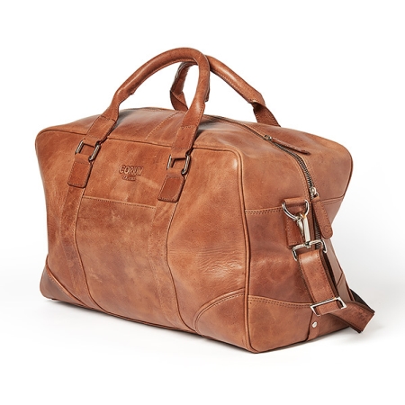 taske brun læder rejsetaske skind