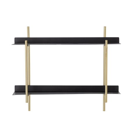 Bloomingville hylder Marvin - sort og messing