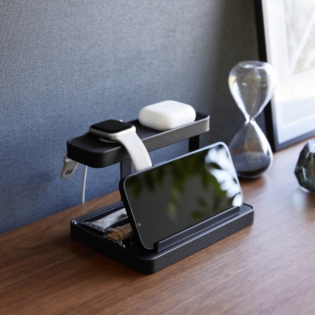 YAMAZAKI Smartphone & Device Charging Stand - sort